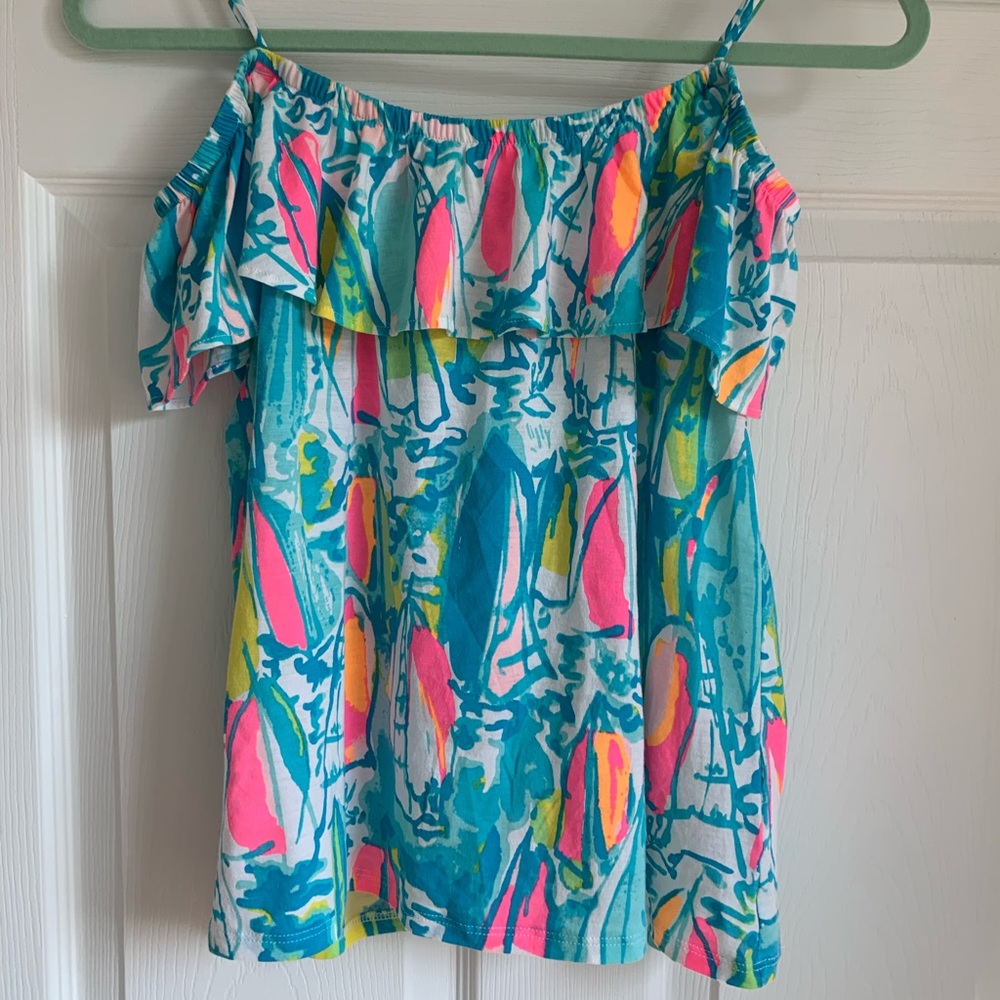 Lilly Pulitzer off the shoulder top